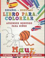 Libro Para Colorear Español - Noruego I Aprender Noruego Para Niños I Pintura Y Aprendizaje Creativo