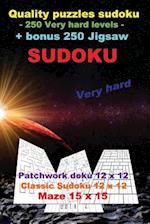 Quality Puzzles Sudoku - 250 Very Hard Levels + Bonus 250 Jigsaw Sudoku