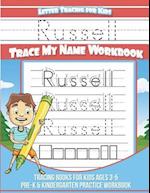 Russell Letter Tracing for Kids Trace My Name Workbook