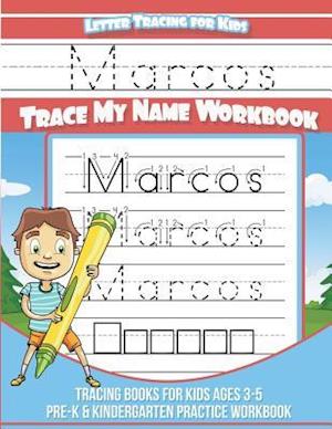 Marcos Letter Tracing for Kids Trace My Name Workbook