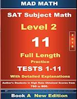 2018 SAT Subject Math Level 2 Book a Tests 1-11