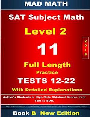 2018 SAT Subject Math Level 2 Book B Tests 12-22