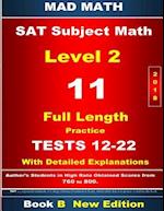 2018 SAT Subject Math Level 2 Book B Tests 12-22