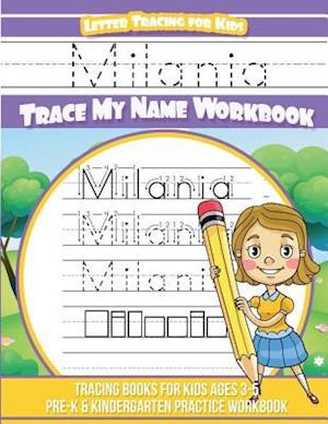 Milania Letter Tracing for Kids Trace My Name Workbook