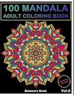 100 Mandala Midnight Edition: Adult Coloring Book 100 Mandala Images Stress Management Coloring Book For Relaxation, Meditation, Happiness and Relief 