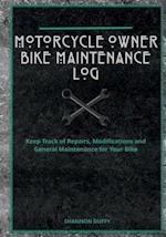 Motorcycle Owner Bike Maintenance Log