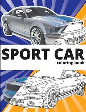 Sport Car Coloring Book