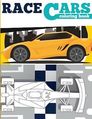 Race Cars Coloring Book