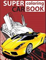 Super Car Coloring Book