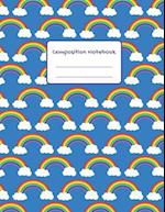 Rainbow School Composition Notebook Wide Ruled