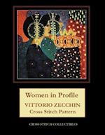 Women in Profile: Vittorio Zecchin Cross Stitch Pattern 