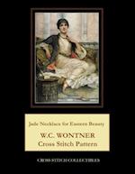 Jade Necklace for Eastern Beauty: W.C. Wontner Cross Stitch Pattern 