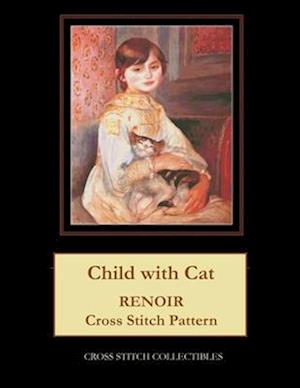 Child with Cat: Renoir Cross Stitch Pattern