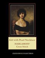 Girl with Pearl Necklace: Harlamoff Cross Stitch Pattern 