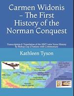 Carmen Widonis - The First History of the Norman Conquest