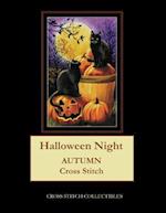 Halloween Night: Autumn Cross Stitch Pattern 