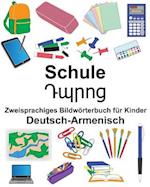 Deutsch-Armenisch Schule Zweisprachiges Bildwörterbuch Für Kinder