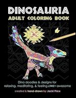 Dinosauria Adult Coloring Book