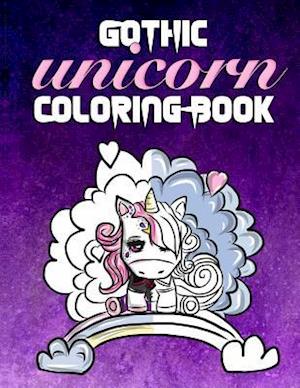 Gothic Unicorn Coloring Book