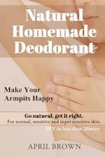 Natural Homemade Deodorant