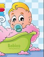 Babies Coloring Book 1 & 2
