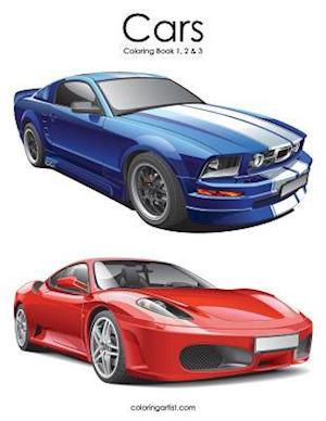 Cars Coloring Book 1, 2 & 3