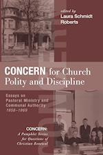 Concern for Church Polity and Discipline 