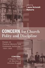 Concern for Church Polity and Discipline