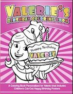 Valerie's Birthday Coloring Book Kids Personalized Books