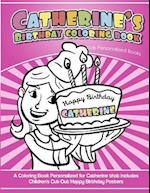 Catherine's Birthday Coloring Book Kids Personalized Books