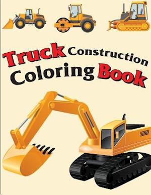 Truck Construction Coloring Book