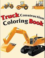 Truck Construction Coloring Book