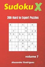 Sudoku X Puzzles - 200 Hard to Expert 9x9 Vol.7
