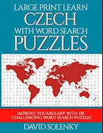 Large Print Learn Czech with Word Search Puzzles