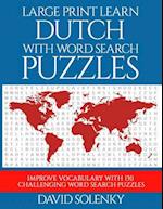 Large Print Learn Dutch with Word Search Puzzles