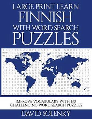 Large Print Learn Finnish with Word Search Puzzles