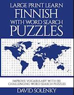 Large Print Learn Finnish with Word Search Puzzles