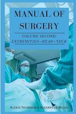 Manual of Surgery, Volume Second