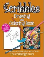 Scribbles Drawing and Colouring Book