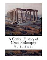 A Critical History of Greek Philosophy