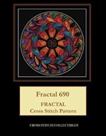 Fractal 690: Fractal Cross Stitch Pattern 