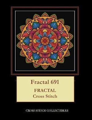 Fractal 691: Fractal Cross Stitch Pattern