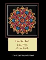 Fractal 691: Fractal Cross Stitch Pattern 