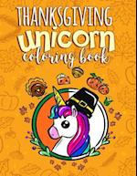 Thanksgiving Unicorn Coloring Book