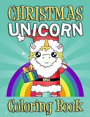 Christmas Unicorn Coloring Book