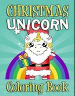 Christmas Unicorn Coloring Book