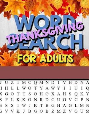 Thanksgiving Word Search for Adults