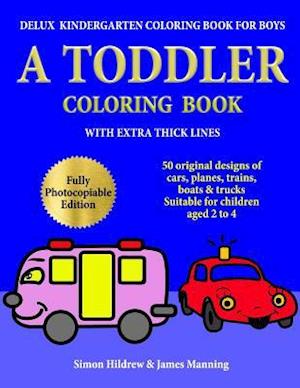 Delux Kindergarten Coloring Book for Boys