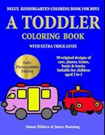 Delux Kindergarten Coloring Book for Boys