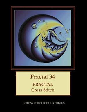 Fractal 34: Fractal Cross Stitch Pattern